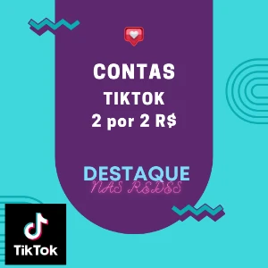 Contas TIK TOK envelhecidas - tiktok - Redes Sociais