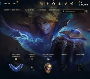 Conta Diamante 4 - lvl 36 - League of Legends LOL