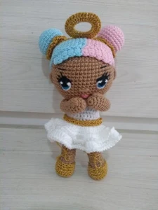 Amigurumi Boneca Algodão Doce - Artesanato e Personalizados