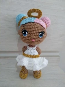 Amigurumi Boneca Algodão Doce - Artesanato e Personalizados