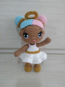 Amigurumi Boneca Algodão Doce - Artesanato e Personalizados