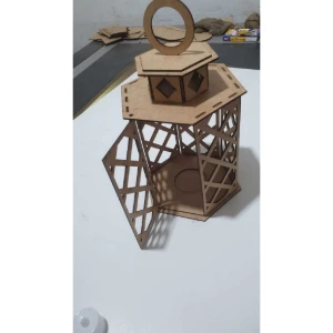 Kit 2 Luminaria marroquina sextavada, lanterna de MDF,... - Artesanato e Personalizados