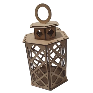 Kit 2 Luminaria marroquina sextavada, lanterna de MDF,... - Artesanato e Personalizados