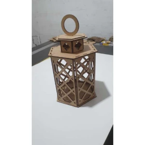 Kit 2 Luminaria marroquina sextavada, lanterna de MDF,... - Artesanato e Personalizados