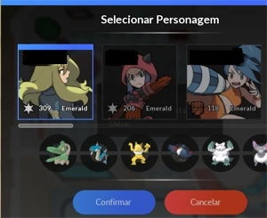 Vendo conta PXG servidor Emerald - PokeXGames