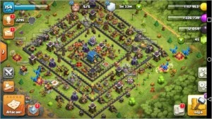 Clash of clans cv 12 recente barato