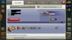 CONTA CLASH OF CLANS CV9 90% FULL