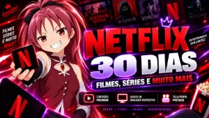 Netflix - Tela Pin / Compartilhada | Escolha O Seu - Assinaturas e Premium