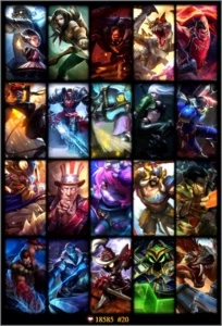CONTA DE LEAGUE OF LEGENDS 47 CHAMPS  21 SKINS/Borda Diamond LOL