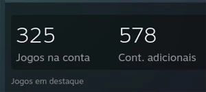 Conta Steam 304 Jogos 498 DLCs
