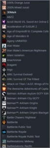 Conta Steam 304 Jogos 498 DLCs