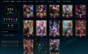 Conta Lol Ex Challenger com muitas skins e chromas raros - League of Legends