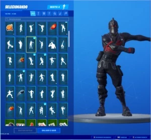 Conta Fortnite Cavaleiro Negro