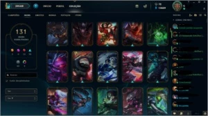 Conta de League Of Legends + 130 skins LOL