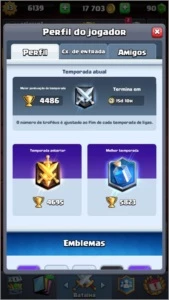 Conta Clash Royale