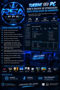Otimização e Monitoramento Estrema do Seu Pc - Todos Jogos - Outros