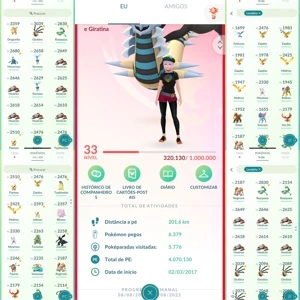Conta Pokemon Go Nível 33 - Pokémon