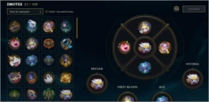 CONTA LOL COM 106 SKINS, QUASE TODOS OS CAMPEÕES - League of Legends