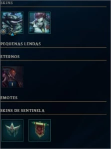 CONTA LOL COM 106 SKINS, QUASE TODOS OS CAMPEÕES - League of Legends