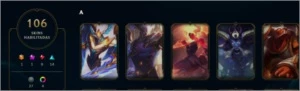 CONTA LOL COM 106 SKINS, QUASE TODOS OS CAMPEÕES - League of Legends
