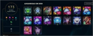 CONTA LOL COM 106 SKINS, QUASE TODOS OS CAMPEÕES - League of Legends