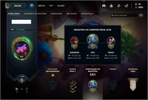 Conta unranked com 38 skins e 101 champs ( MAIN MID ) - League of Legends LOL