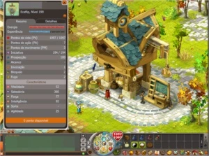 Ecaflip lvl 199 full wis server SPI - Dofus