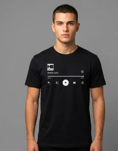 Camiseta Preta Play - Artesanato e Personalizados