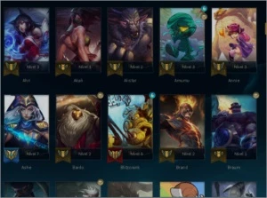 Conta League of Legends Ouro 2 (121 campeões) LOL