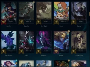 Conta League of Legends Ouro 2 (121 campeões) LOL