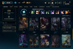 Conta Esmeralda 2 com 30 campeões e 7 skins - League of Legends LOL