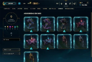 Conta Esmeralda 2 com 30 campeões e 7 skins - League of Legends LOL