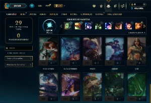 Conta Esmeralda 2 com 30 campeões e 7 skins - League of Legends LOL