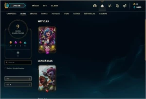 Conta Prata 2 - League of Legends LOL
