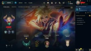 Conta platina criada na season 3 - League of Legends LOL