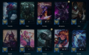 Conta platina criada na season 3 - League of Legends LOL