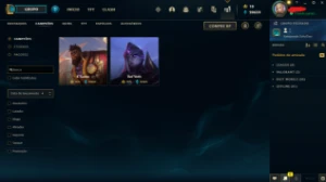 Conta platina criada na season 3 - League of Legends LOL