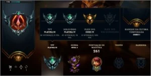 CONTA LOL PLATINA - League of Legends