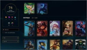CONTA LOL PLATINA - League of Legends