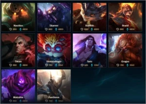 CONTA LOL PLATINA - League of Legends