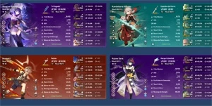 Genshin Impact -⚡RAIDEN SHOGUN C3⚡ ❄️️GANYU C1❄️️ 🔥HUTAO C1
