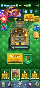 Conta Clash Royale 9K Trofeis