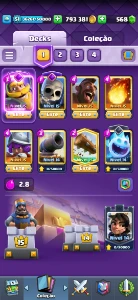 Conta Clash Royale 9K Trofeis