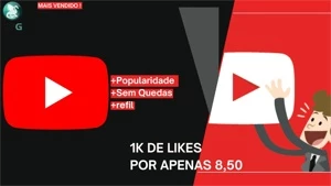 [Promoção] 100 Likes Youtube por R$0,85 - Redes Sociais