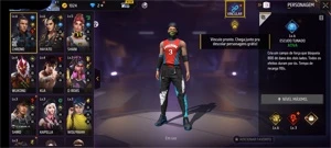 Vendo conta free fire mediana 60 reias