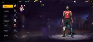 Vendo conta free fire mediana 60 reias