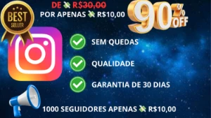 [Promoção] 1000 Seguidores Instagram  - Redes Sociais