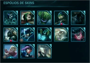 Conta League Of Legend´s Platina 4 +3 skin´s - Steam