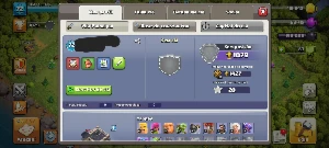 Conta clash of clans cv9 full + chash Royal lv11 - Outros