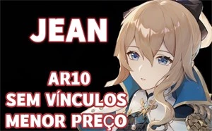 ✨ GENSHIN IMPACT CONTA COM JEAN 5⭐ AR10 ✨